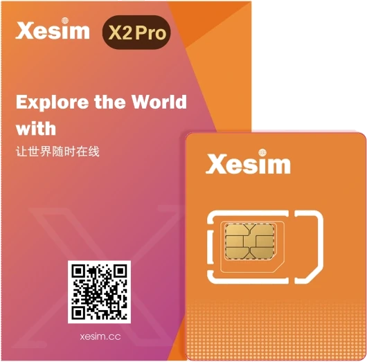 XeSIM X2 Pro eSIM 写卡器与实体 eSIM 卡